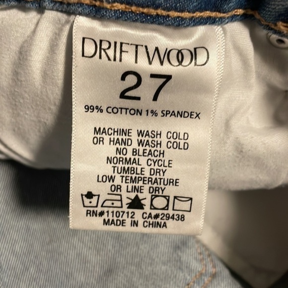 Driftwood Gizelle Jeans‎ Women’s Size 27 Dizzy Daisy Floral Embroidered - Picture 7 of 7